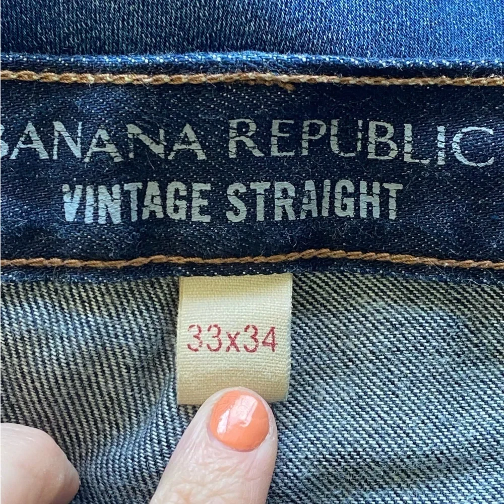 Banana Republic vintage straight jeans 33